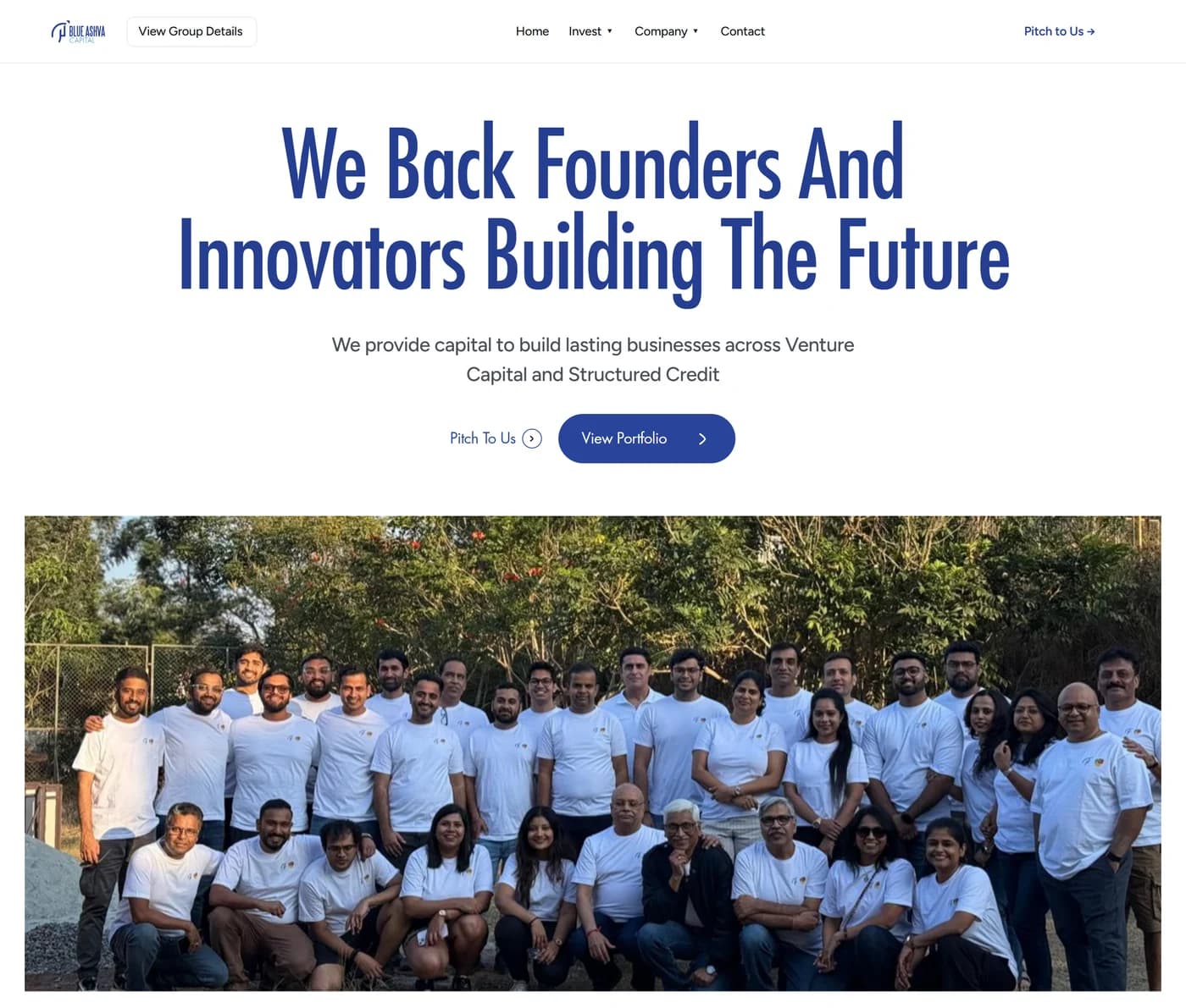 The home page, after the redesign