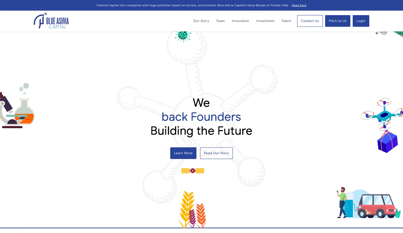 The home page, before the redesign