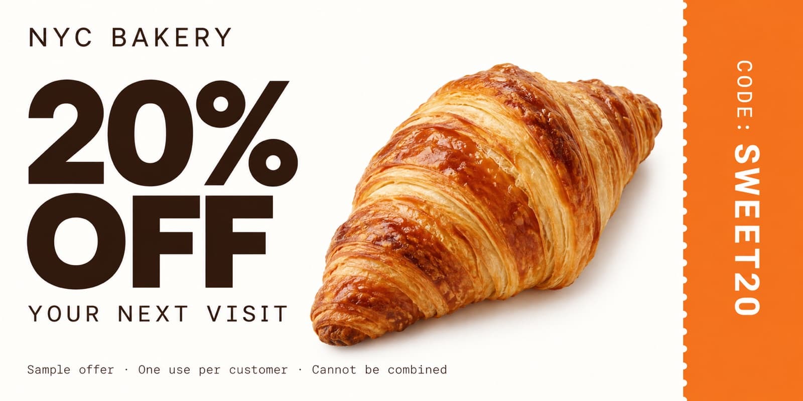 Bakery coupon