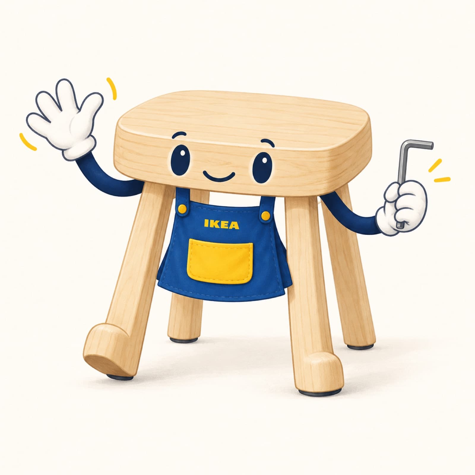Stool mascot