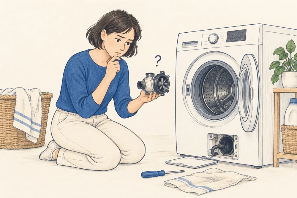 An unfamiliar pump leaves a person unsure what fault to search for.